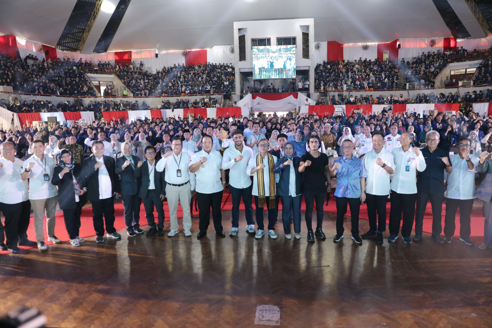 Gubernur Arinal Hadiri Acara Kuliah Umum dalam Rangka Dies Natalis ke-58 Universitas Lampung yang Diisi oleh Menteri Perdagangan RI Zulkifli Hasan