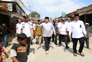Gubernur Arinal Tinjau Perkembangan Pembangunan Ruas Jalan di Desa Penantian, Kecamatan Ulu Belu, Tanggamus