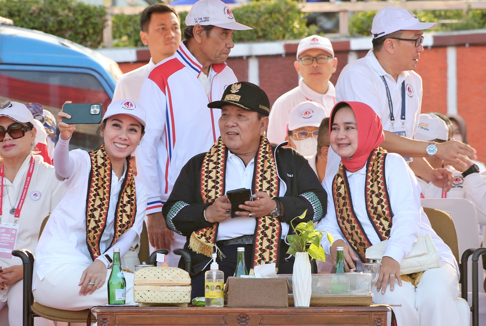 Gubernur Arinal Ucapkan Selamat Datang kepada Para Peserta Jamnas Yayasan Jantung Indonesia 2023, Parade Defile Kontingen Jamnas dari 24 Provinsi Berlangsung Meriah