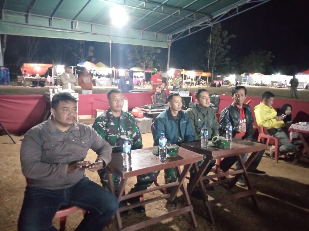 Hadiri Turnamen Voly, Babinsa Slogohimo Juga Turut Amankan Pertandingan Bersama Polsek