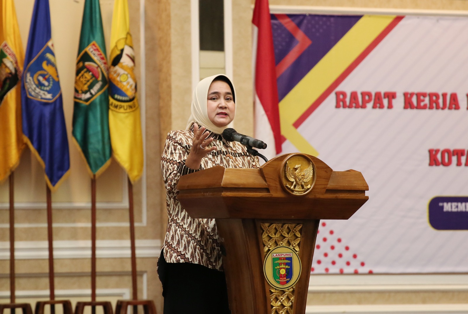 Riana Sari Arinal Buka Raker I Ikatan Keluarga Alumni SMAN 1 Bandarlampung, Ajak Alumi Berkontribusi dalam Pembangunan Lampung