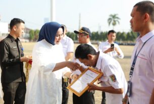 Riana Sari Arinal Tandatangani Perjanjian Kerjasama PMI dengan Dinas Pendidikan dan Kebudayaan Provinsi Lampung dalam Pengembangan Kepalangmerahan dan Kesiapsiagaan Bencana