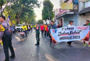 Peringati Haornas Tahun 2023 Kelurahan Jayengan Adakan Jalan Sehat