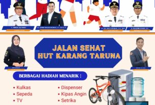 Peringatan bulan bakti karang taruna pesibar ikut memeriahkan