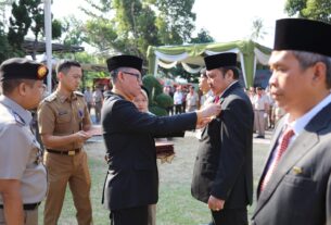 Jadi Pembina Upacara Hari Agraria dan Tata Ruang 2023, Sekdaprov Fahrizal Sampaikan Pesan Menteri ATR/BPN untuk Bangun Sinergi Songsong Indonesia Emas 2045