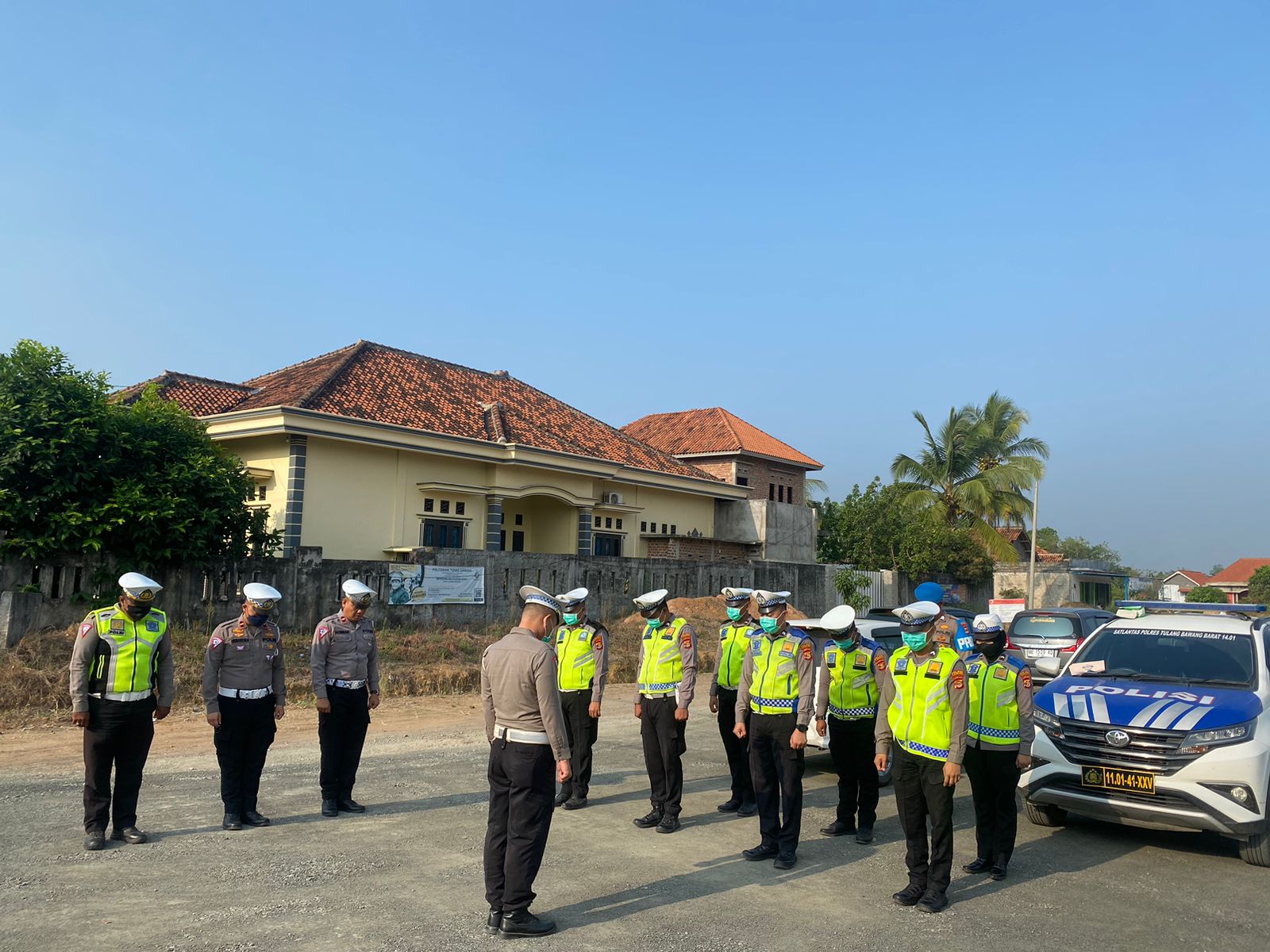 Sat Lantas Polres Tubaba Laksanakan penertipan Kendaraan, Puluhan Kendaraan Terjaring.