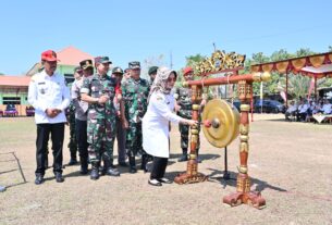 TMMD Sengkuyung III Kodim 0726/Sukoharjo Nguter dibuka, Bangun Fasilitas Jembatan Untuk Warga