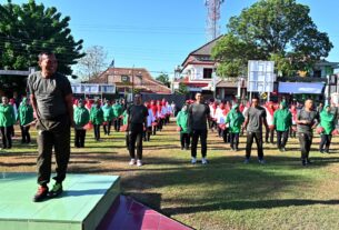 Danrem 074/Warastratama Kolonel Inf Ali Akhwan, S.E., Kunjungan Kerja di Kodim 0726/Sukoharjo