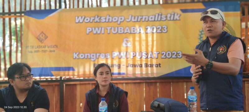 Kembangkan wawasan dan perilaku, PWI Tubaba adakan Workshop Jurnalistik 2023.