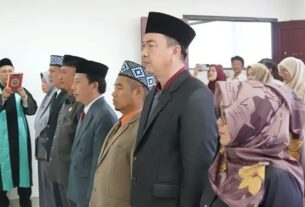 Agus Istiqlal menghadiri pelantikan tujuh camat sebagai pembuat akta tanah sementara