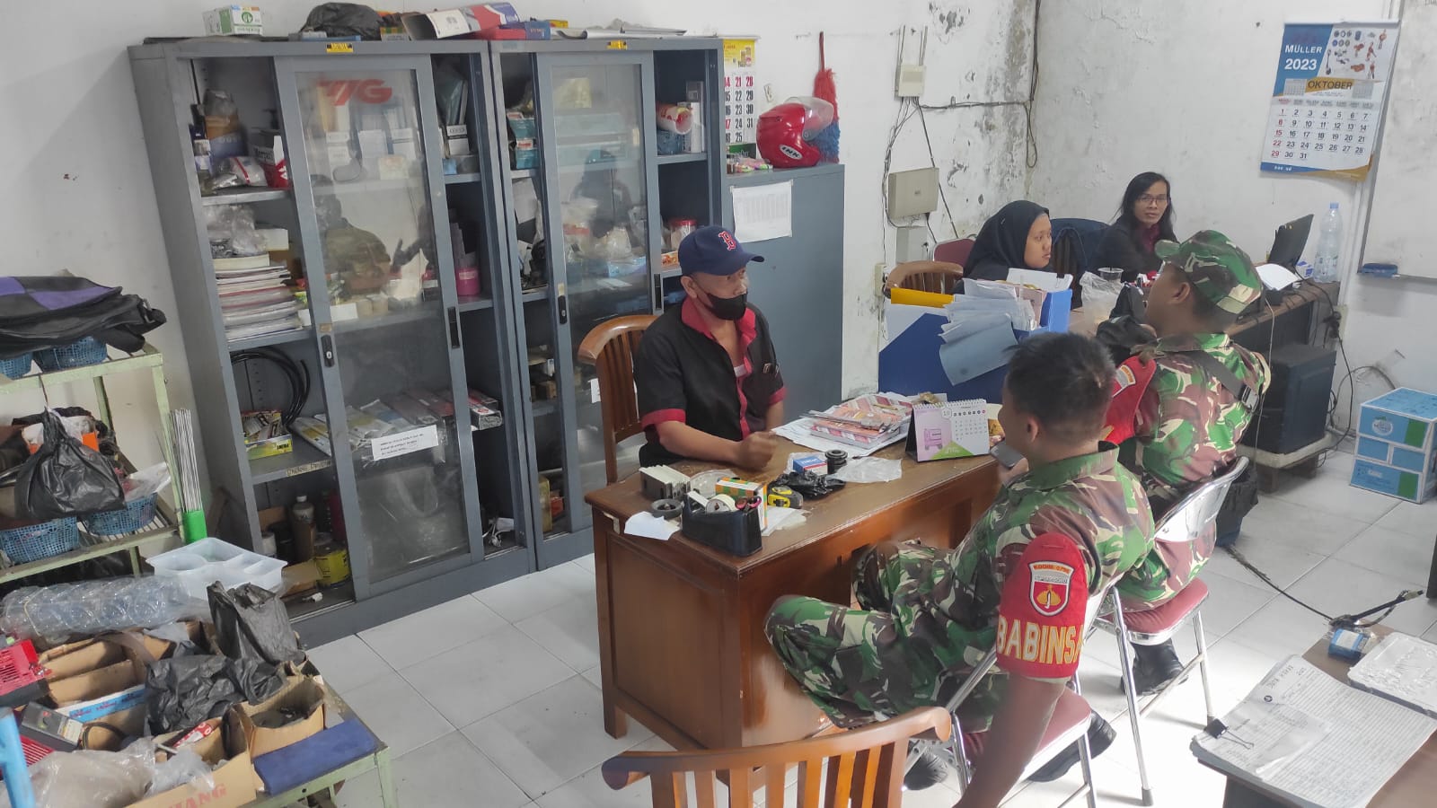 Babinsa Kratonan Dorong & Pendampingan Pelaku UMKM Bengkel Bubut