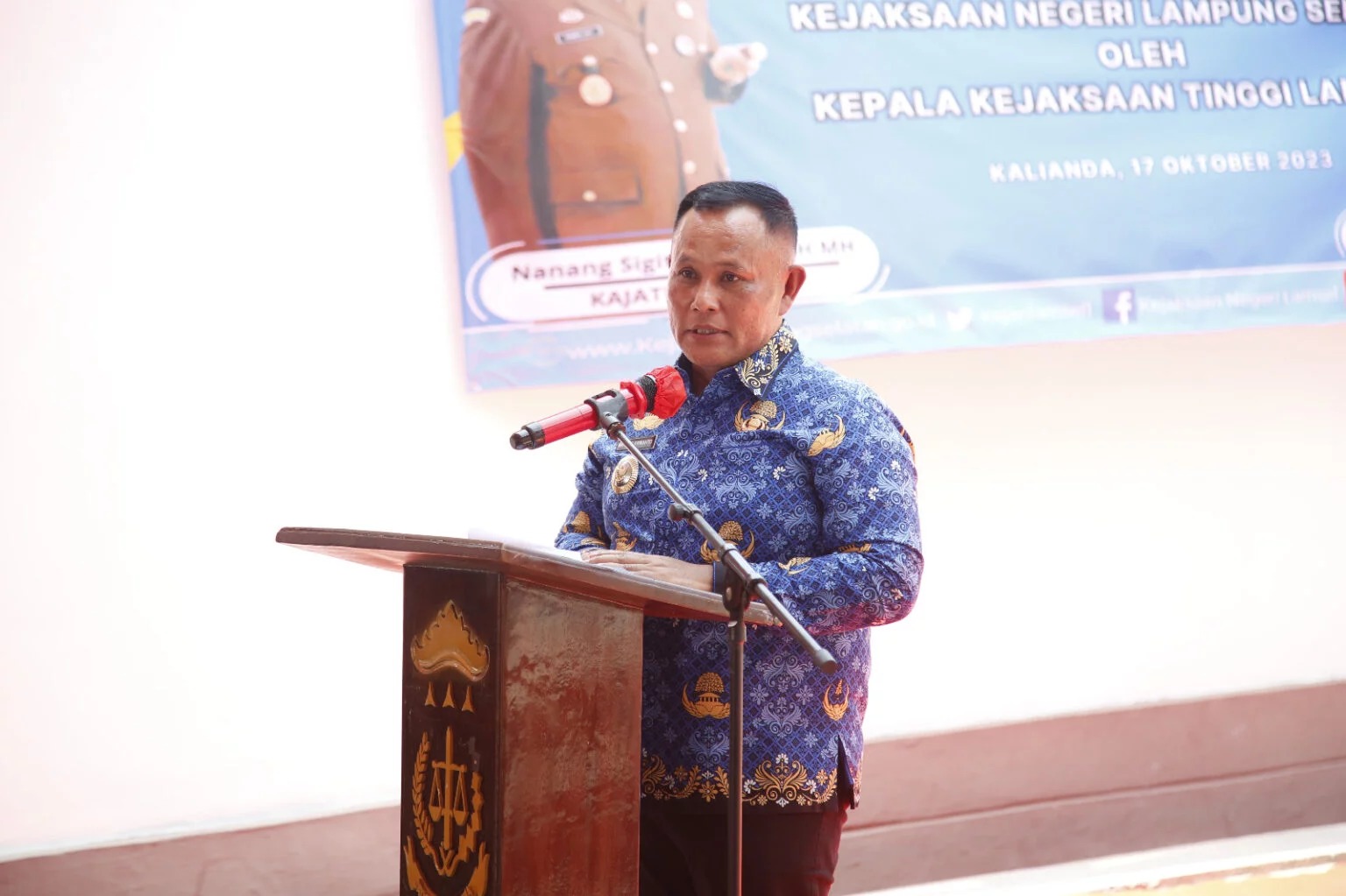 Bupati Lampung Selatan Hadir Di Acara Peresmian Rumah Dinas para Kasi dan Kasubbag Pembinaan Kejaksaan Negeri