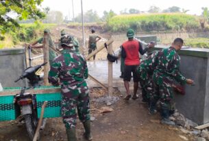 Capai Progress 93%, Sasaran Fisik Jembatan dukuh Brahu-Muning menyisakan pekerjaan Finishing