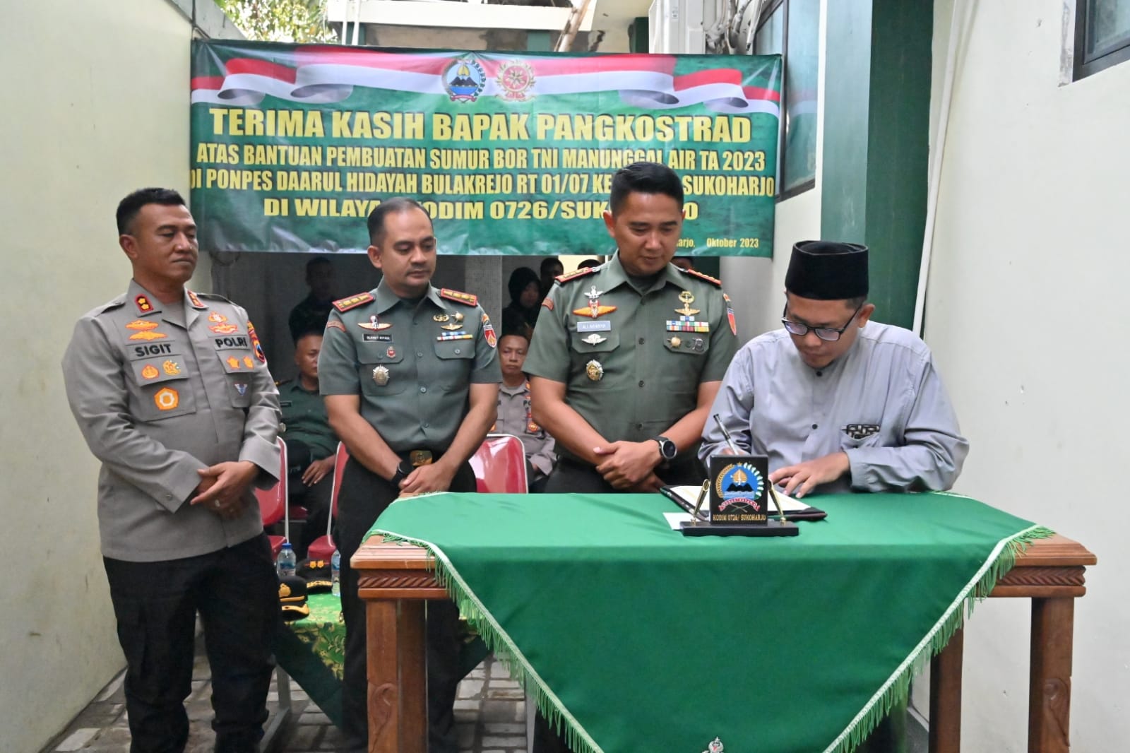 TNI Ultah, Polres Sragen berikan Surprise