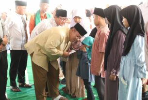 Gubernur Arinal Hadiri Pengajian Akbar dalam Rangka Peringatan Maulid Nabi Muhammad SAW 1445 Hijriah, di Kota Metro