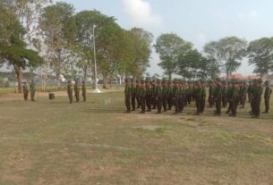 Latihan Dasar Ketarunaan Gembleng Kedisiplinan Siswa