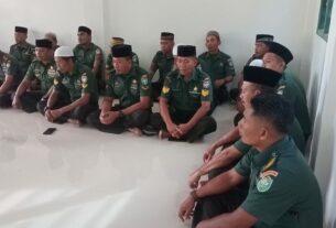 Momentum Menyambut HUT TNI Ke - 78, Kodim 0105/Abar Menggelar Do'a Bersama Sebagai Ungkapan Rasa Syukur