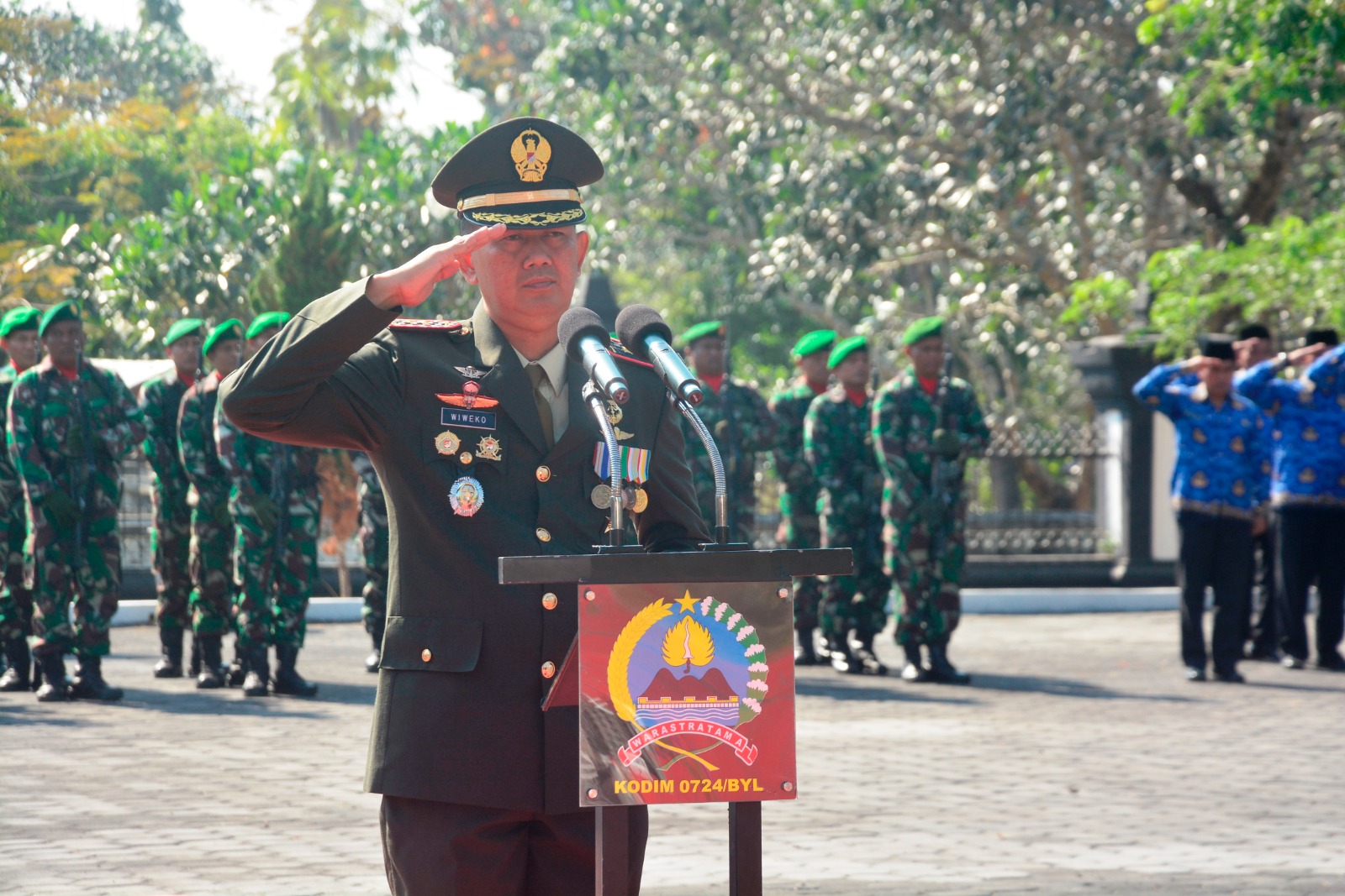 Peringati HUT TNI ke 78 dan HUT Kodam ke 73, Kodim Boyolali Gelar Ziarah Nasional
