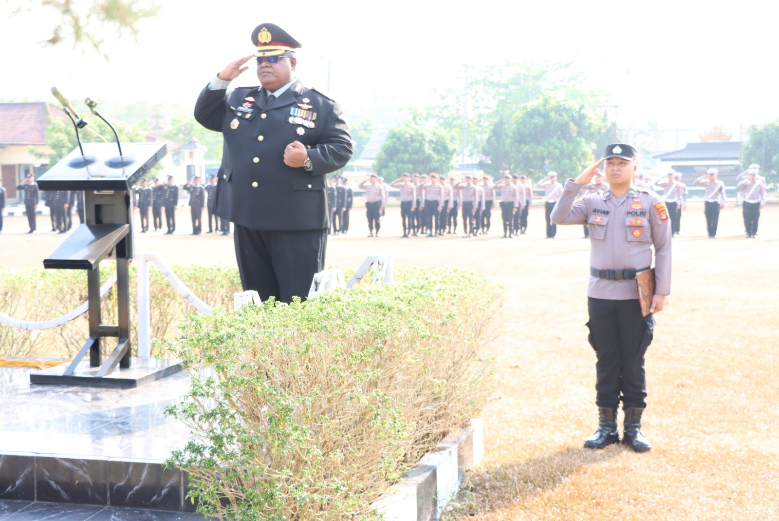 Pimpin Upacara Hari Sumpah Pemuda Ke-95 Tahun 2023, Kapolres Tulang Bawang Sampaikan Pesan Ini