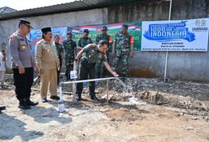 Program TNI Manunggal Air Dandim 0726/Sukoharjo resmikan Sumur Dalam di Masjid Al Istiqomah