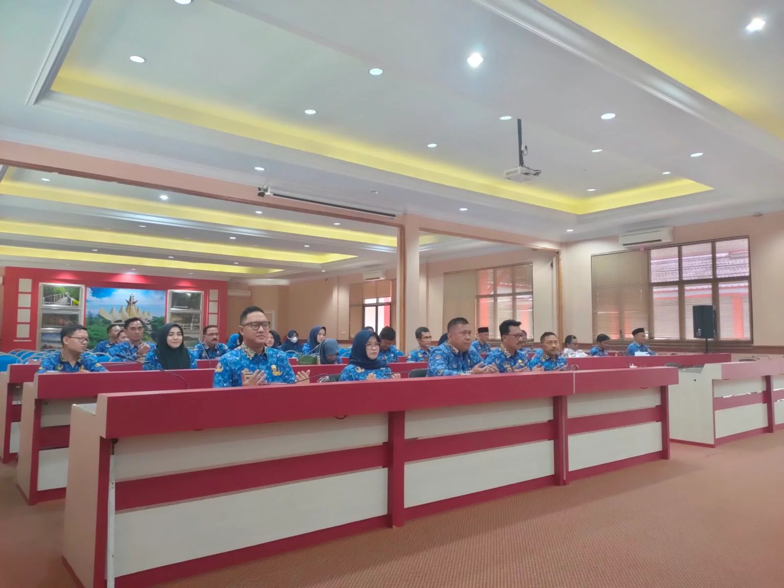 Secara Virtual Sekda Lampung Selatan Hadiri Rakor Pusat dan Daerah TPID