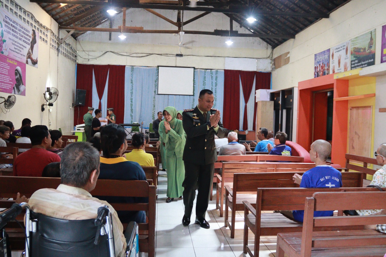 Sehari jelang HUT TNI dan HUT Kodam IV/Dip, Kodim Sragen Ziarah dan anjangsana