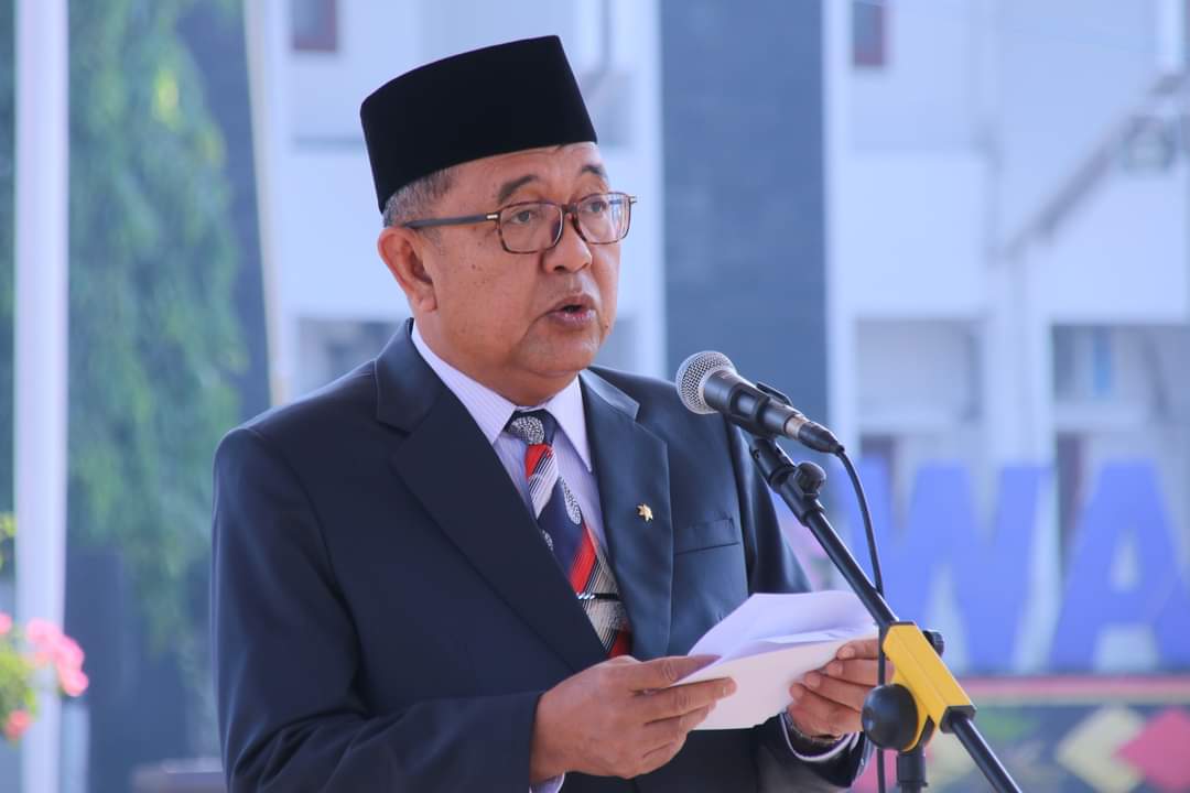 Sekdakab Lampura jadi inspektur Upacara Peringatan Sumpah Pemuda ke 95