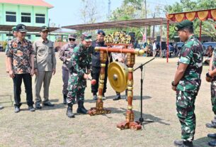 Selesaikan Sasaran Fisik dan Non Fisik tepat Waktu, Dandim 0726/Sukoharjo Tutup TMMD Sengkuyung