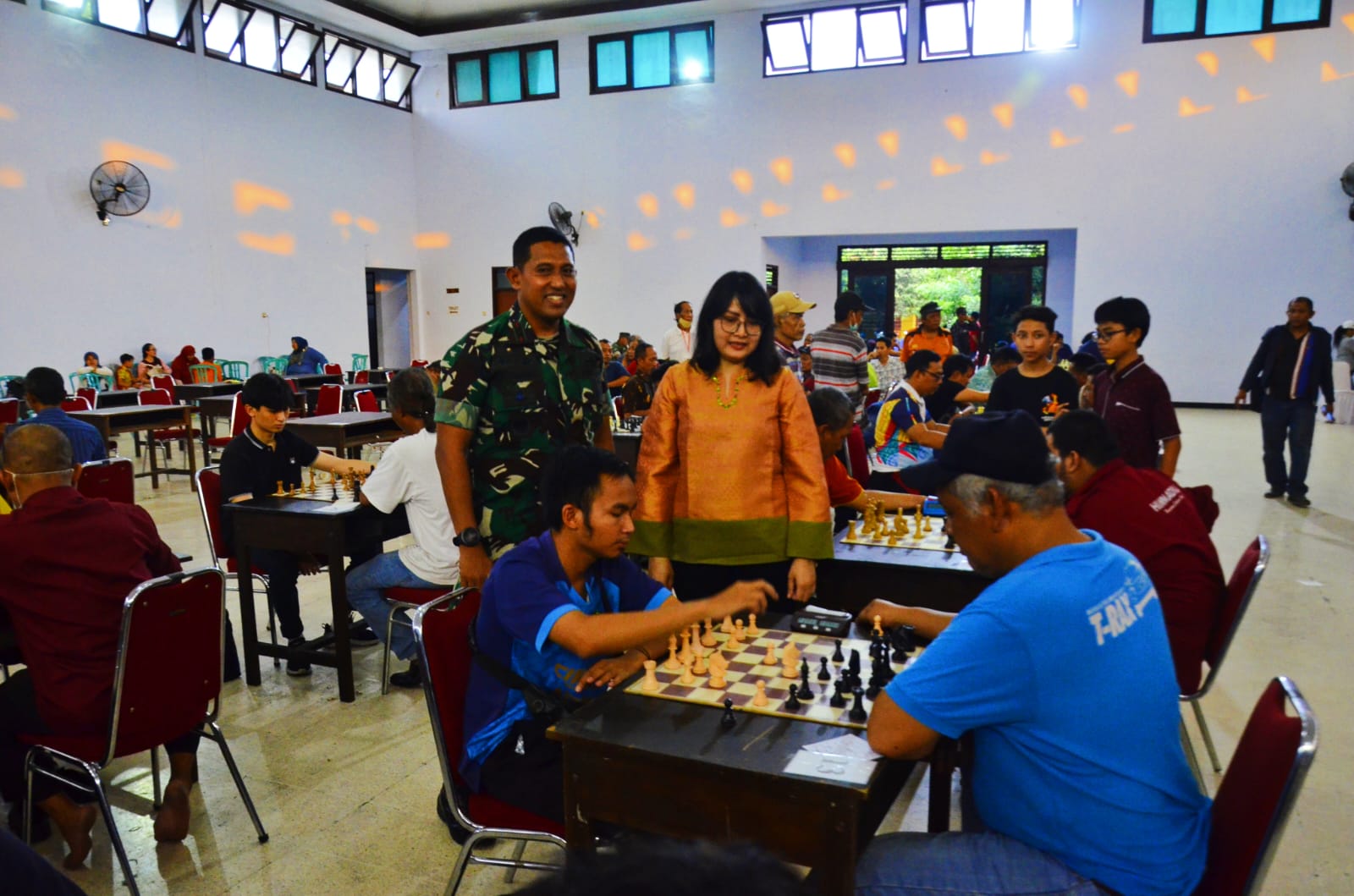 Kodim 0735/Surakarta Gelar Turnamen Catur Piala Dandim Dalam Rangka Peringatan HUT Ke-78 TNI