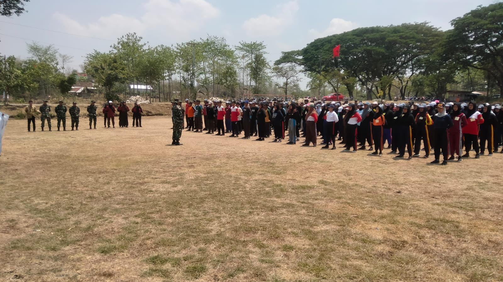 TNI Berikan Pembekalan LDKS Ratusan Siswa SMK Pancasila 4 Baturetno