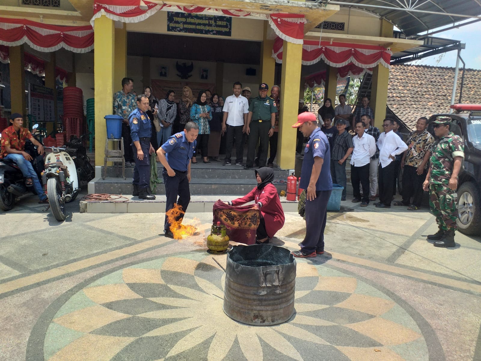 Tingkatkan Kesiapsiagaan, Kodim Bojonegoro gelar Pembinaan Masyarakat Tanggap Bencana