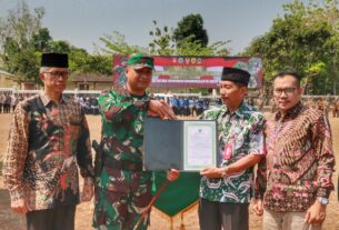 Tutup TMMD Geneng, Kodim bagikan paket sembako untuk warga kurang mampu & nutrisi Stunting