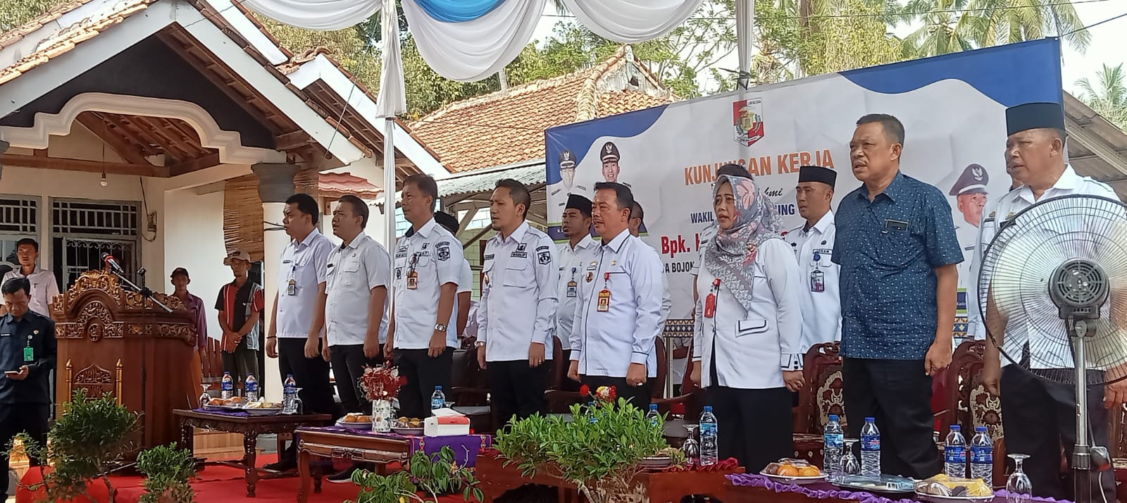 Wabup Lampura Kunker Ke dua Desa Kecamatan Kotabumi