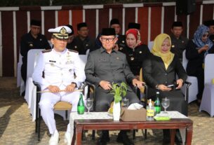 Sekdaprov Fahrizal Ikuti Peringatan Hari Kesaktian Pancasila Tahun 2023, Danlanal Kolonel Laut (P) Mohammad Nizarudin Jadi Inspektur Upacara