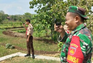 Anggota Kodim Boyolali Berikan Wawasan Penggunaan Peta Dan Kompas