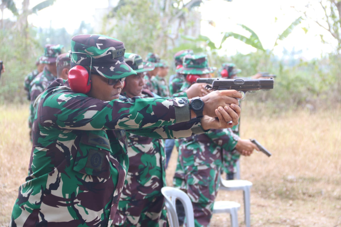 Asah Kemampuan Prajurit, Kodim 0410/KBL Menggelar Latbak Jatri Triwulan IV 2023