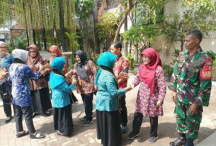Babinsa Sumber Dukung Program KB Dalam Lomba Kesatuan Gerak PKK Bangga Kencana Kesehatan