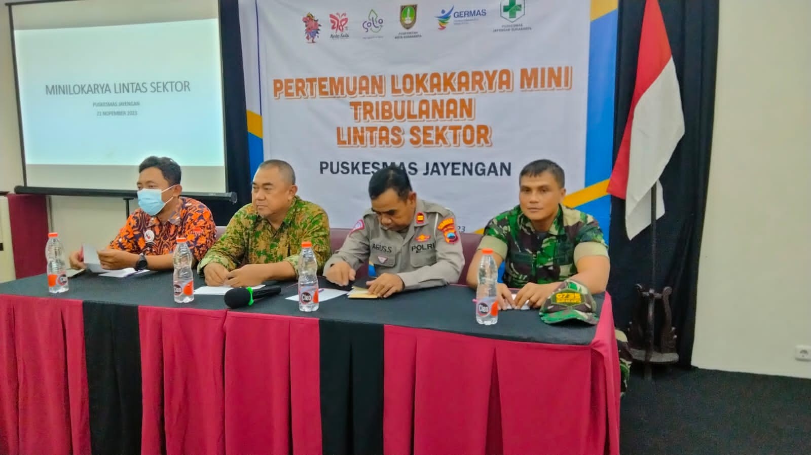 Bati Bakti TNI Hadiri Pertemuan Lokakarya Mini Lintas Sektor Tribulanan