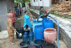 Kodim 0724/Boyolali melalui Program Tiada Hari Tanpa Air Bersih