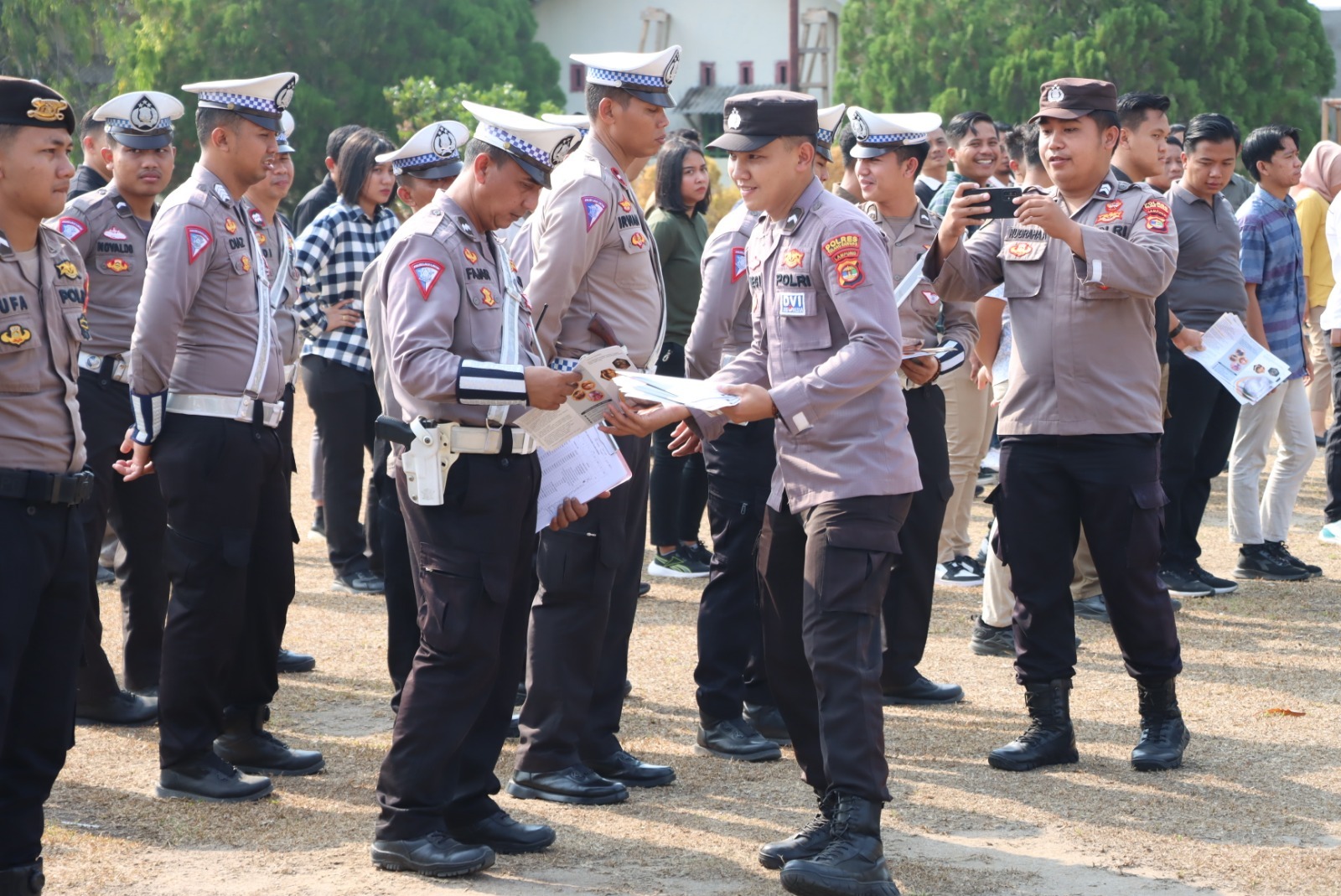 Dokkes Polres Tulang Bawang Berikan Penyuluhan dan Sosialisasi Tentang Monkeypox