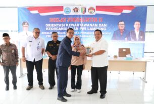 Gubernur Arinal Buka Diklat Wartawan Muda PWI Lampung Angkatan II Tahun 2023