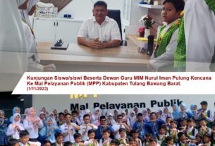 Kepala DPMPTSP Perkenalkan MPP Tubaba Saat Siswa-siswi MIM Nurul Iman Berkunjung