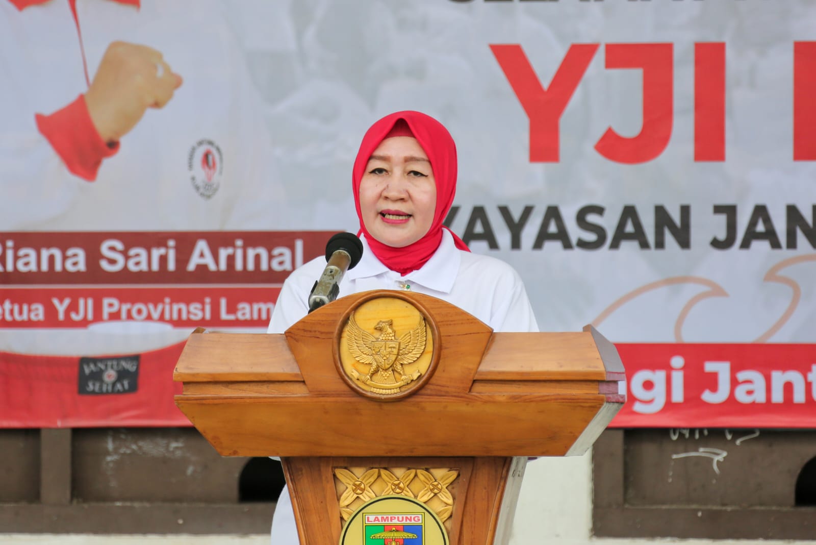 Mamiyani Fahrizal Kukuhkan Pengurus Klub Jantung Sehat Baru di Bandarlampung, Disaksikan Ketua YJI Cabang Lampung Ibu Riana Sari Arinal