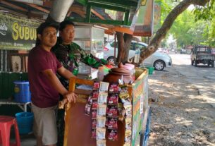 Pedagang Kaki Lima Jadi Motivasi Babinsa Joyotakan
