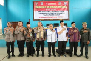 Pengukuhan Da'i dan Pokdar kamtibmas Bhayangkara Kabupaten Pesisir Barat