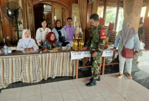 Peran Aktif Babinsa Pucangsawit Dalam Pelaksanaan Operasi Pasar Dan Mengecek Kestabilan Harga Pangan