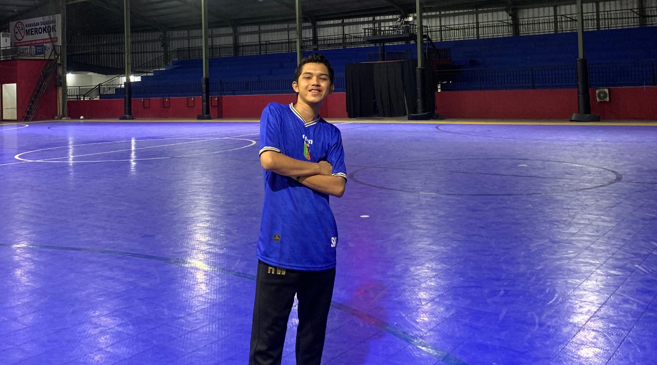 Perdana Tim Futsal Lampung ke PON 2024, Mahasiswa Prodi Sistem Komputer Darmajaya ini Ikut Bahagia