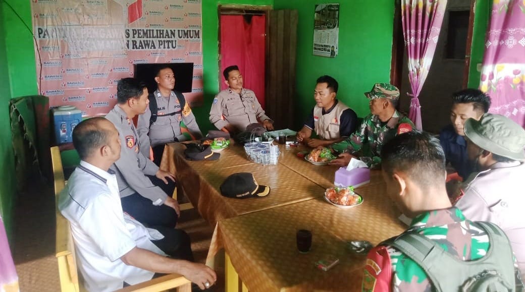 Polsek Rawa Pitu Gelar Patroli Tiga Pilar di Hari Kedua Kampanye Pemilu 2024