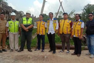 Warga Sungai Cambai Sepakat Pembangunan Jembatan di lanjutkan