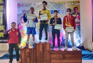 23 Atlet Pertina Lampung Selatan Berhasil Menoreh Prestasi Dalam Kejuaraan Tinju Amatir